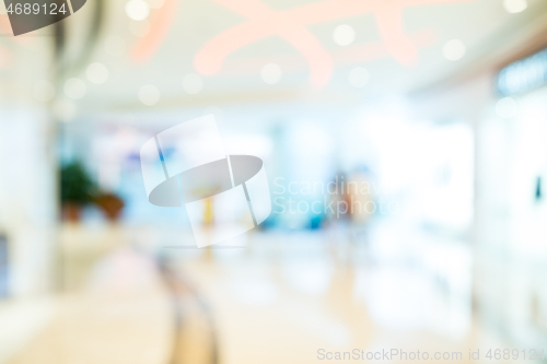 Image of Shopping mall blur background with bokeh