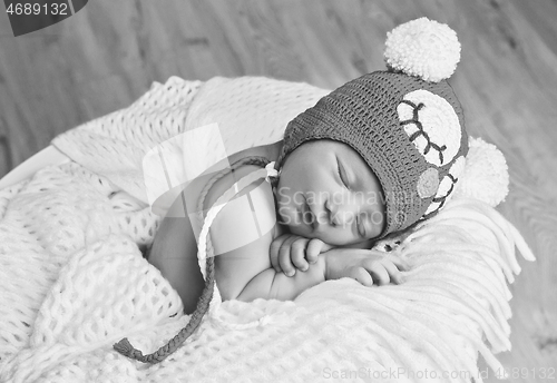 Image of cute newborn baby