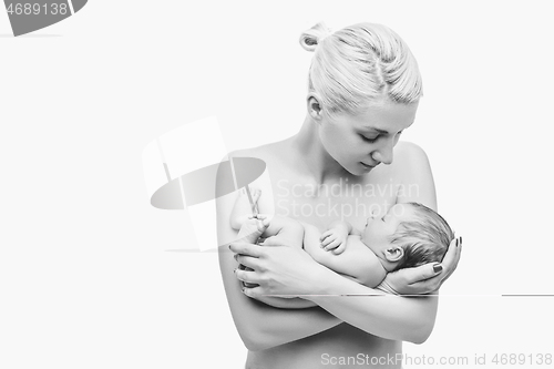 Image of mother with newborn child