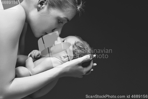 Image of mother with newborn child