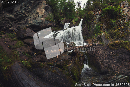 Image of Waterfall in Altai Mountains