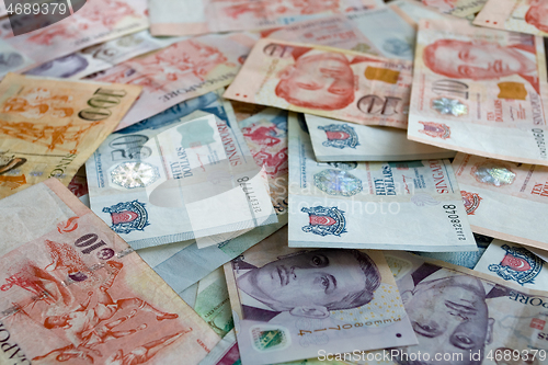 Image of Singapore dollars