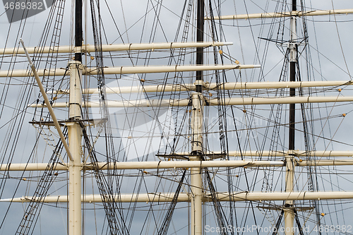 Image of Tall ship rigging