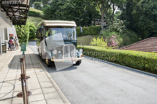 Image of Shuttle bus of Military museum Fort Siloso, Singapore