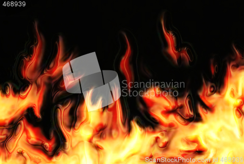 Image of abstract fire background