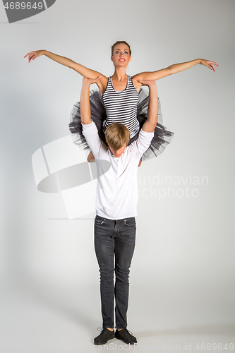 Image of beautiful ballet couple