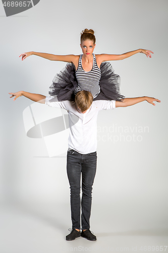 Image of beautiful ballet couple