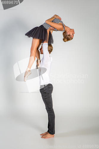 Image of beautiful ballet couple