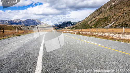 Image of Landscape scenery road in south New Zealand
