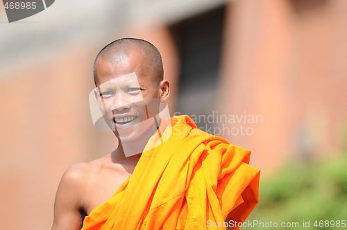 Image of monk in cambodia