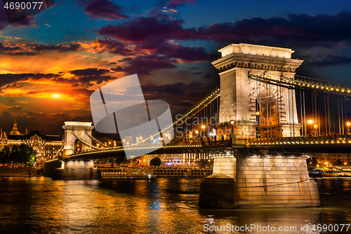 Image of Illumination of Chain Bridge