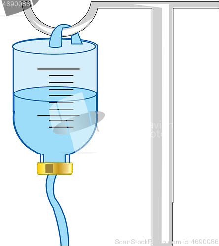 Image of Vector illustration of the medical instrument drop counter