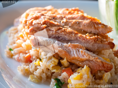 Image of Fried rice with chicken