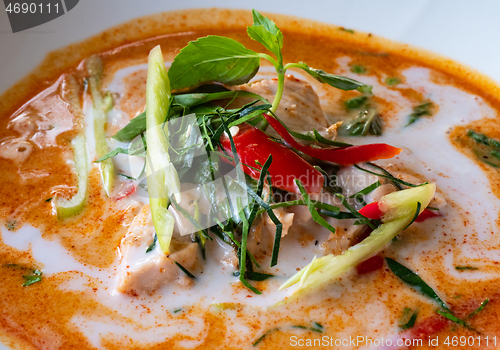 Image of Thai food, paneng gai