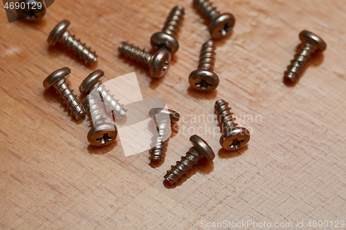 Image of Screws on a table