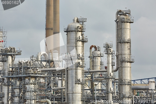 Image of Chemical plant pipes