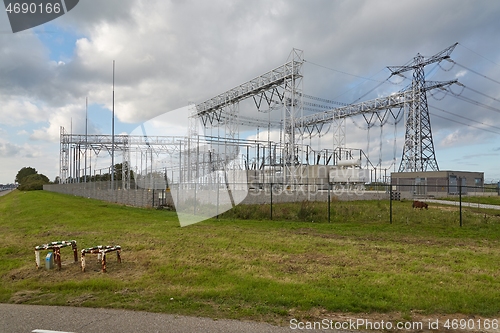 Image of Electric lines trasformer station