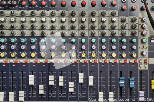 Image of Audio Mixer Board