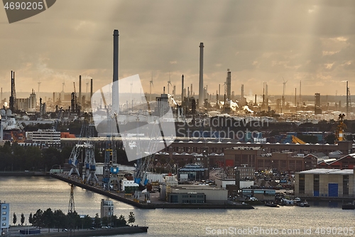 Image of Dramatic Industrial Landscape