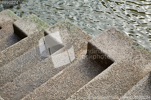 Image of Concrete Stairs on the Quay