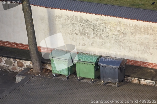 Image of Dumpster garbage bin containers