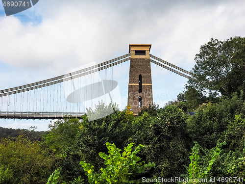 Image of HDR Clifton Suspension Bridge in Bristol