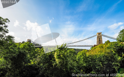 Image of HDR Clifton Suspension Bridge in Bristol