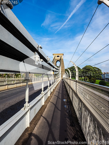 Image of HDR Clifton Suspension Bridge in Bristol