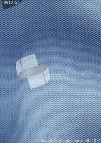 Image of full frame blue fabrics structure