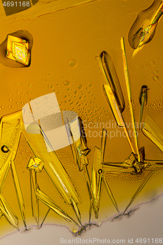 Image of ferric chloride crystals