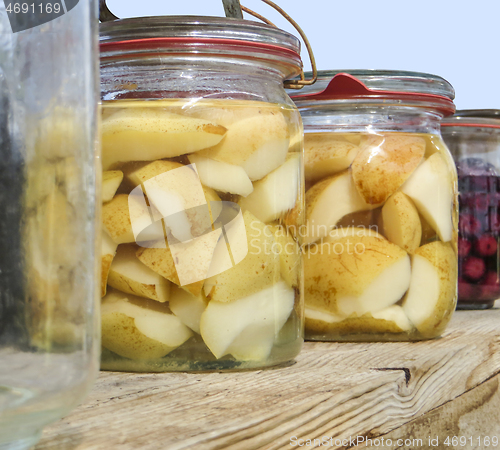 Image of some preserving bottles