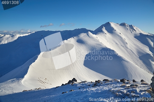 Image of Mountains covered with snow