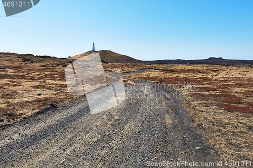 Image of Gravel Road in Iceland