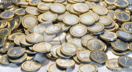 Image of lots of euro coins