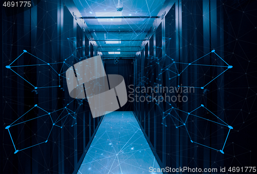 Image of modern server room