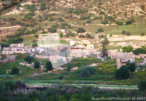 Image of Deserted village. Cyprus