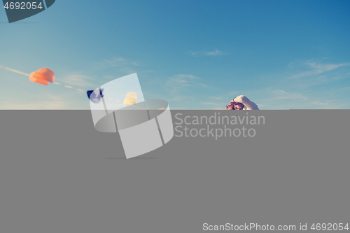 Image of Couple enjoying time together at beach