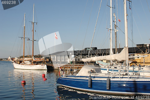 Image of Yacht in Lemvig harbour