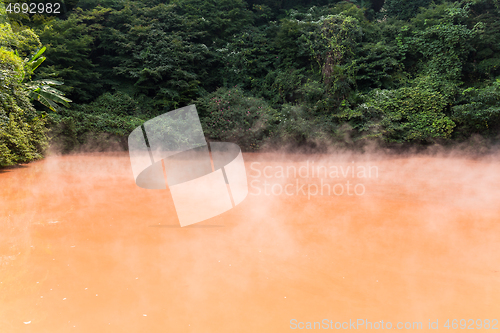 Image of Blood pond hell in Beppu city