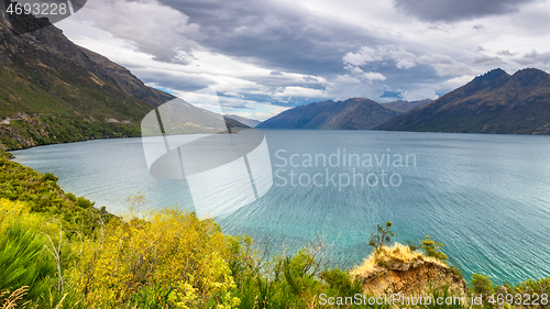 Image of scenery at Lake Te Anau, New Zealand