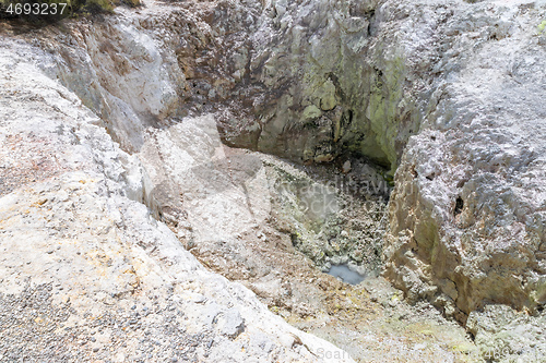 Image of geothermal activity at Rotorua in New Zealand