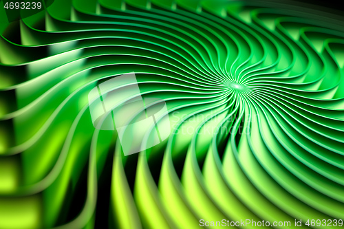 Image of abstract green swirl