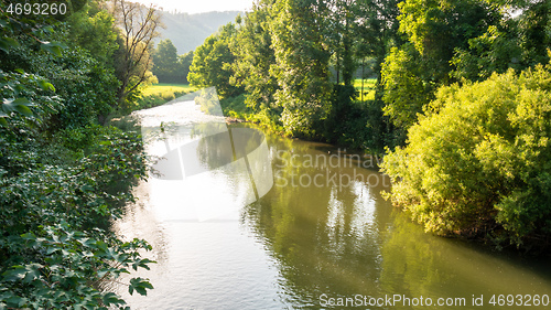 Image of river Neckar near Horb south Germany