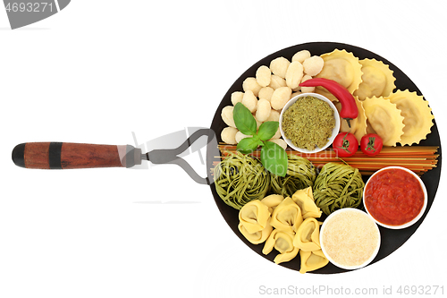 Image of Healthy Italian Pasta Ingredients  