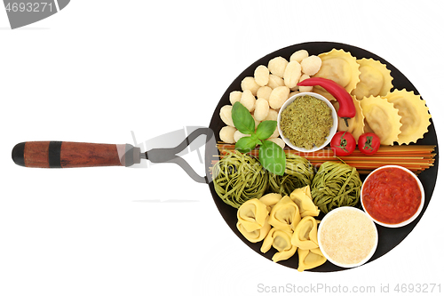 Image of Healthy Italian Pasta Ingredients  