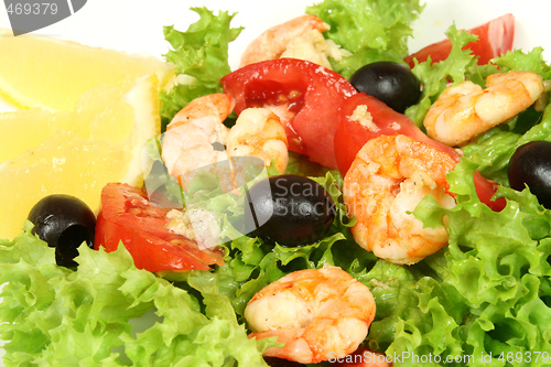 Image of Seafood and vegetables