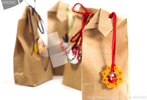 Image of gift bags with decorations