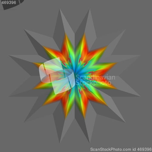 Image of Colored Star