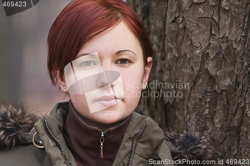 Image of Autumn portrait of a girl