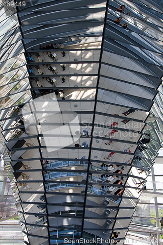 Image of Glass Dome Of The  Reichstag